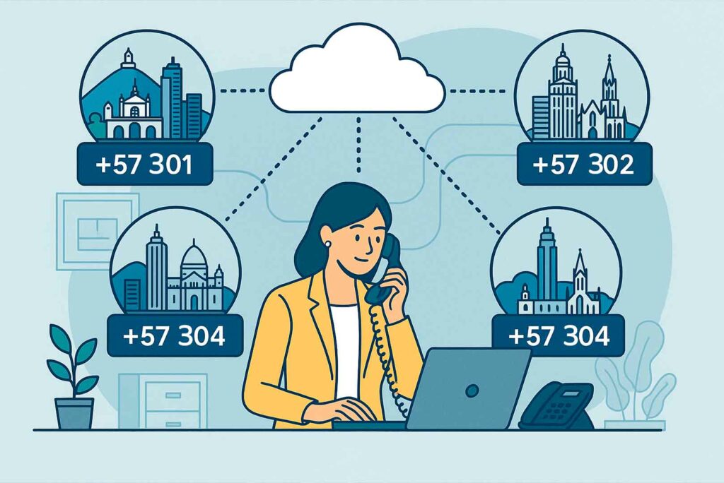 El poder de un número DID: Tener presencia en varias ciudades desde una sola oficina 2025 4 Números DID vs líneas tradicionales