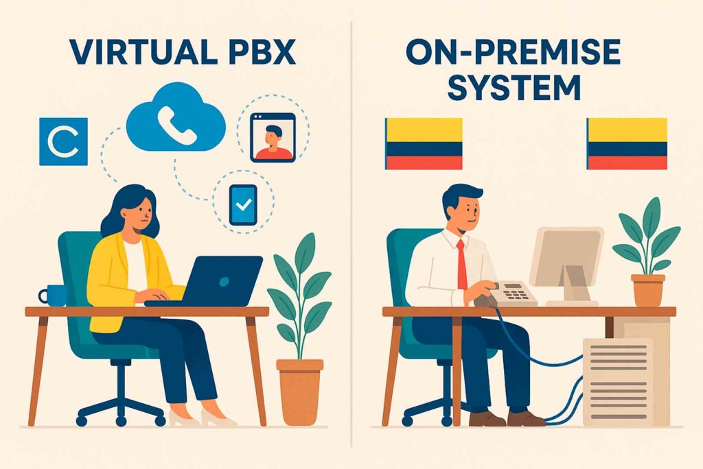 PBX Virtual vs Planta Telefónica
